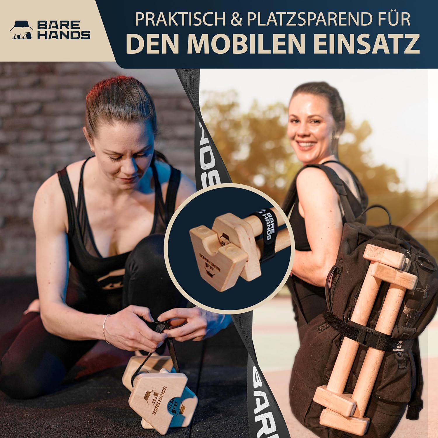 BARE HANDS Liegestützgriffe