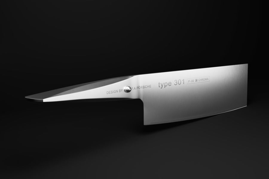 CHROMA Type 301 Nakiri Gemüsemesser 17 cm P-36 | Japanisches Gemüsemesser im Design von F.A. Porsche von CHROMA