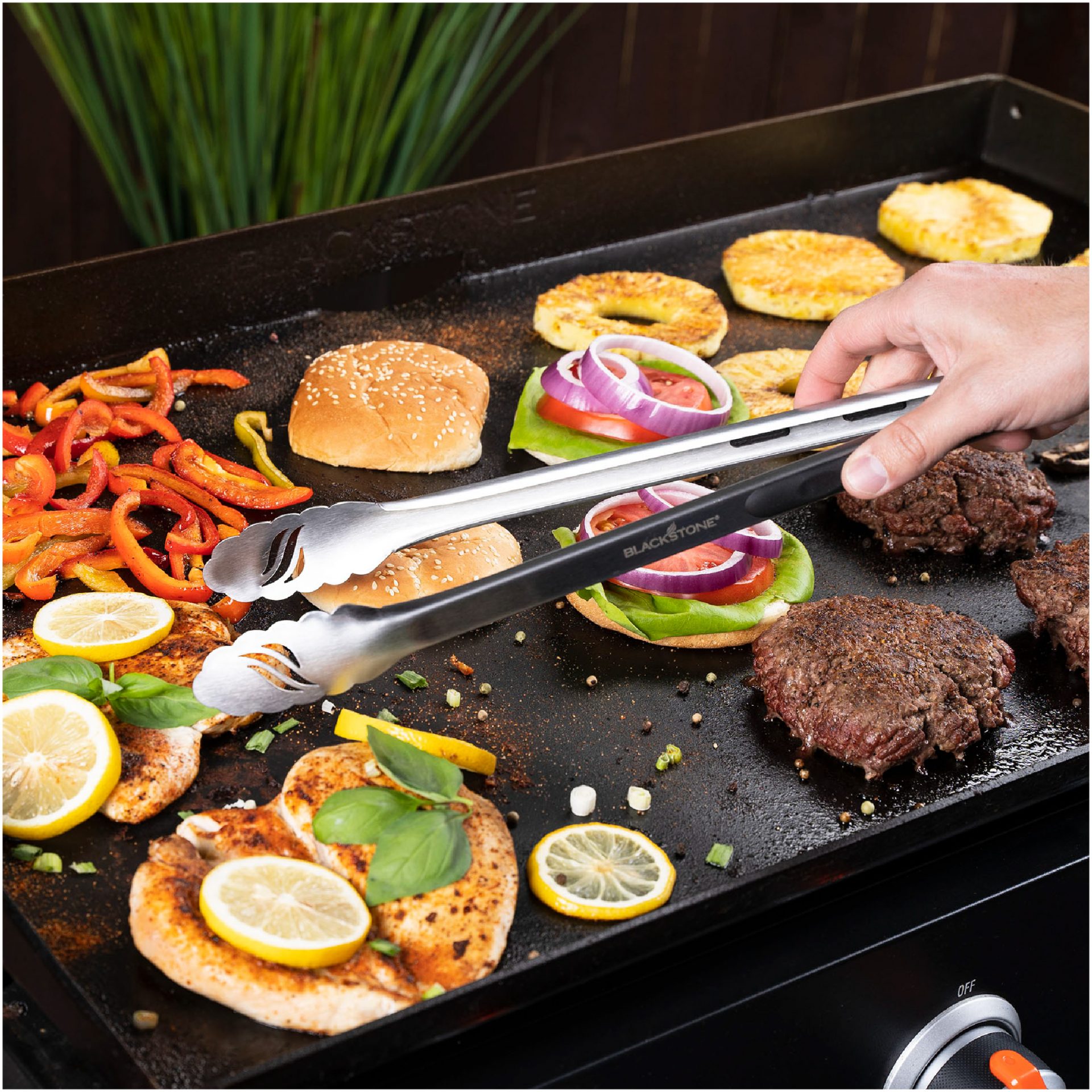 Blackstone Griddle Deluxe Pro Toolkit 6-teilig - Professionelles Grillwerkzeug für Griddle Grillplatten | 5464EU von Blackstone