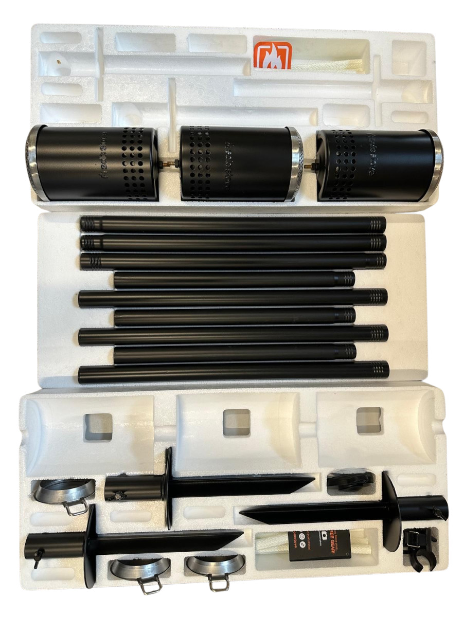 3er Set Mesa Fackeln verstellbare Höhe von Solo Stove