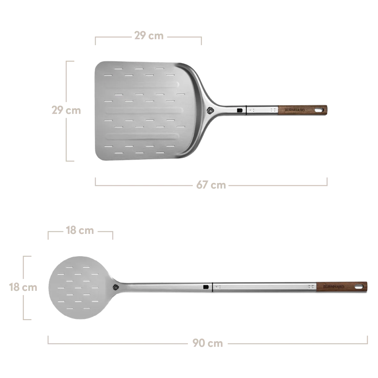 BURNHARD Pizza-Set 2-tlg. für den TONY von BURNHARD