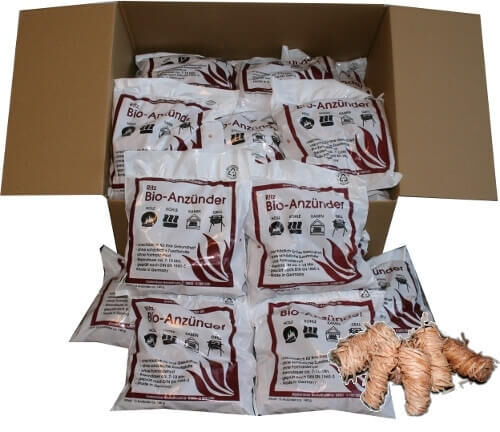 100 Tüten Kamin & Grill Feuer Anzünder - Kaminanzünder für Holz & Kohle (1300 Anzünder) von Ritz Bio Anzünder 100 Tüten Kamin & Grill Feuer Anzünder - Kaminanzünder für Holz & Kohle (1300 Anzünder) von Ritz Bio Anzünder