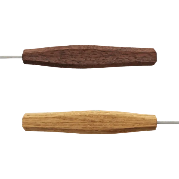 HORL® Brotmesser Nussbaum mit Triple Pro Cut Wellenschliff und Massivholzgriff 24 cm Klinge