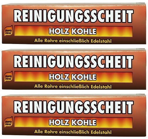 3x Reinigungsscheit Entrußer für Holz & Kohle von pyro feu 3x Reinigungsscheit Entrußer für Holz & Kohle von pyro feu