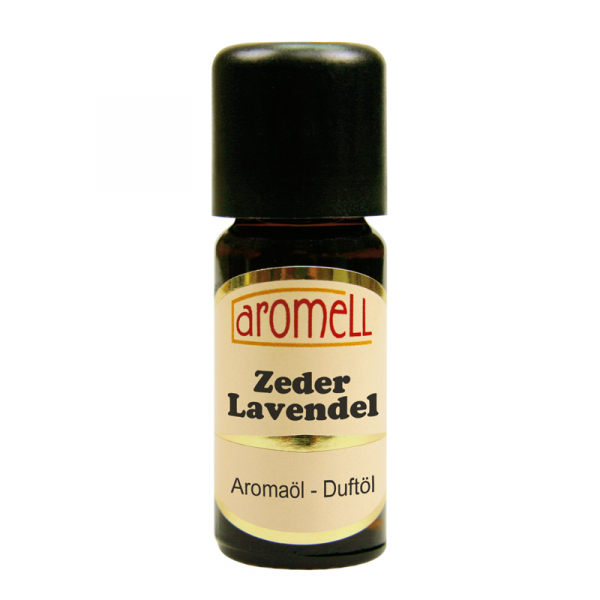 aromell Duftöl Zeder Lavendel für Dufthölzer Holzig beruhigender Raumduft 10ml von aromell