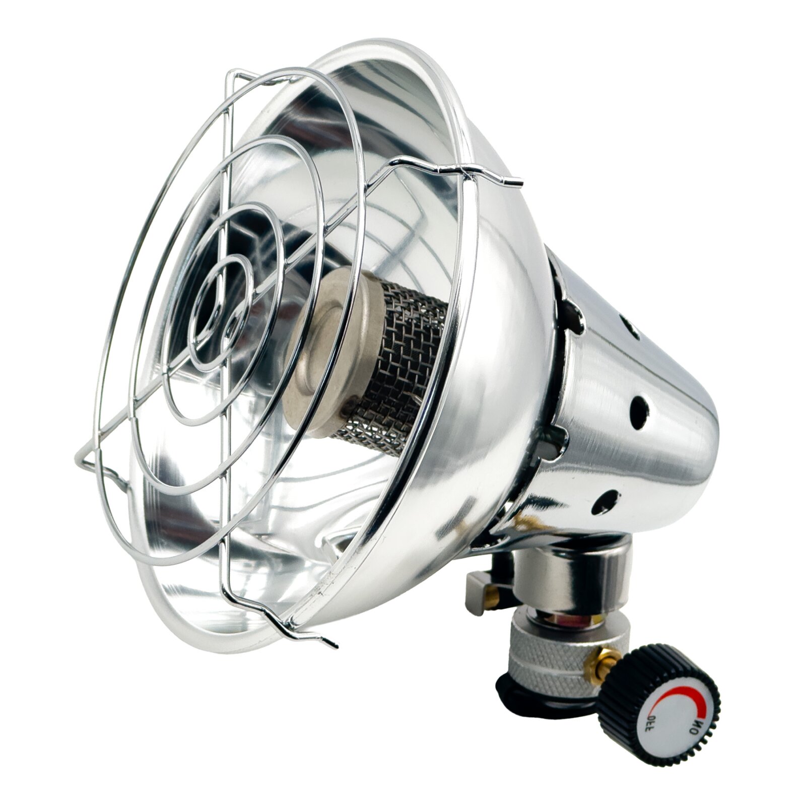 GARDINGER Heat Hunter Camping Heizstrahler 1,8 kW mit Piezozündung für Gaskartuschen