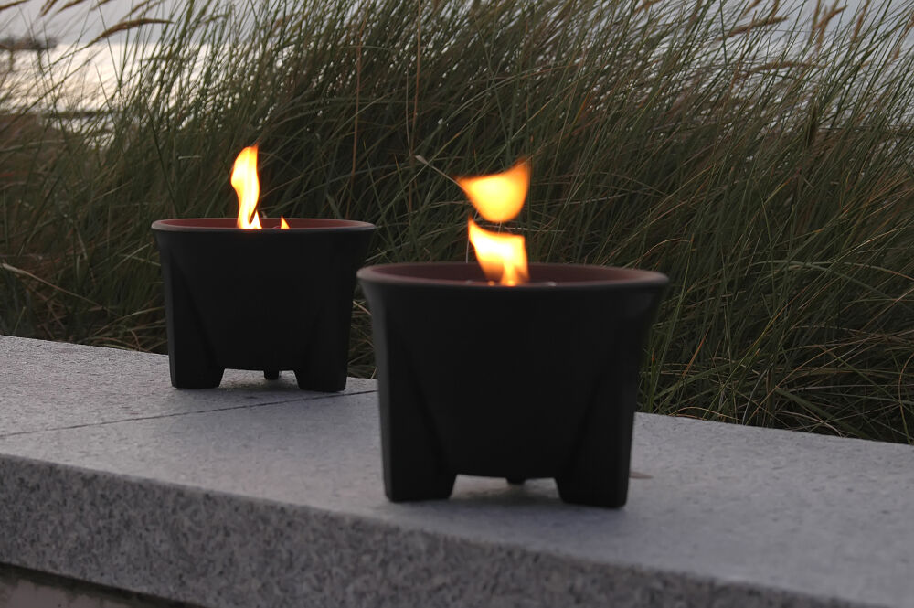 Schmelzfeuer Outdoor CeraLava - Die windsichere Gartenfackel aus CeraLava - SFC von DENK Keramik
