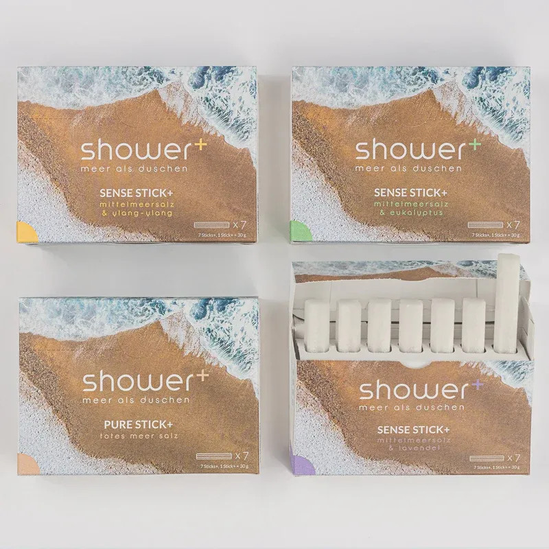 28er Discovery Pack Stick+ Salzdusche - Made in Germany von shower+