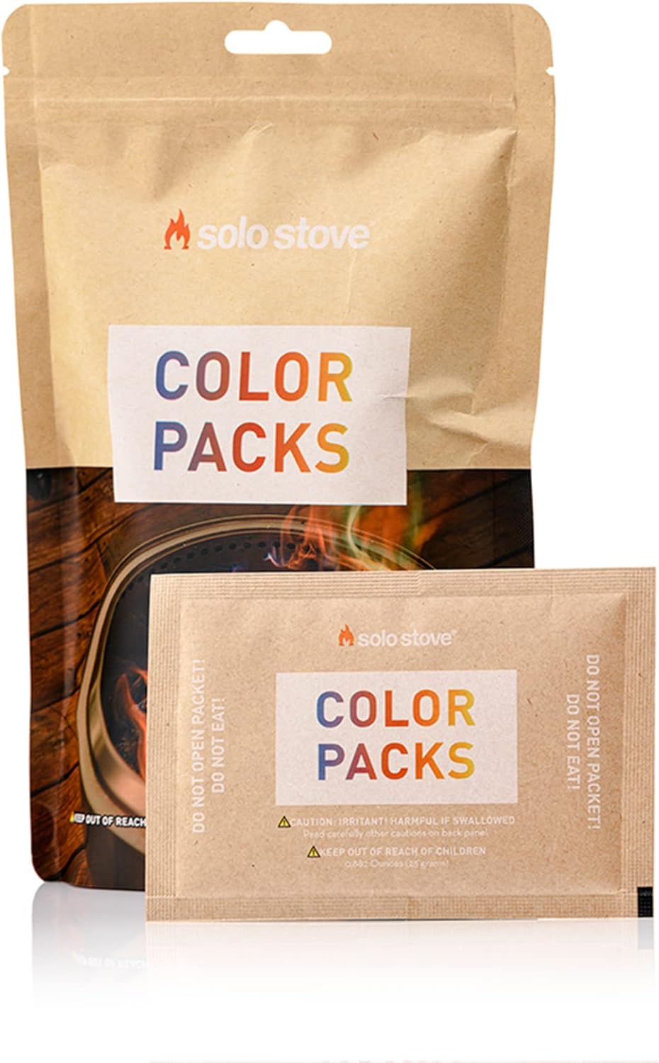 Solo Stove Color Packs - Buntes Feuerpulver - 10er Pack für Feuerstellen - Feuerschalen - Kamin und Lagerfeuer von Solo Stove