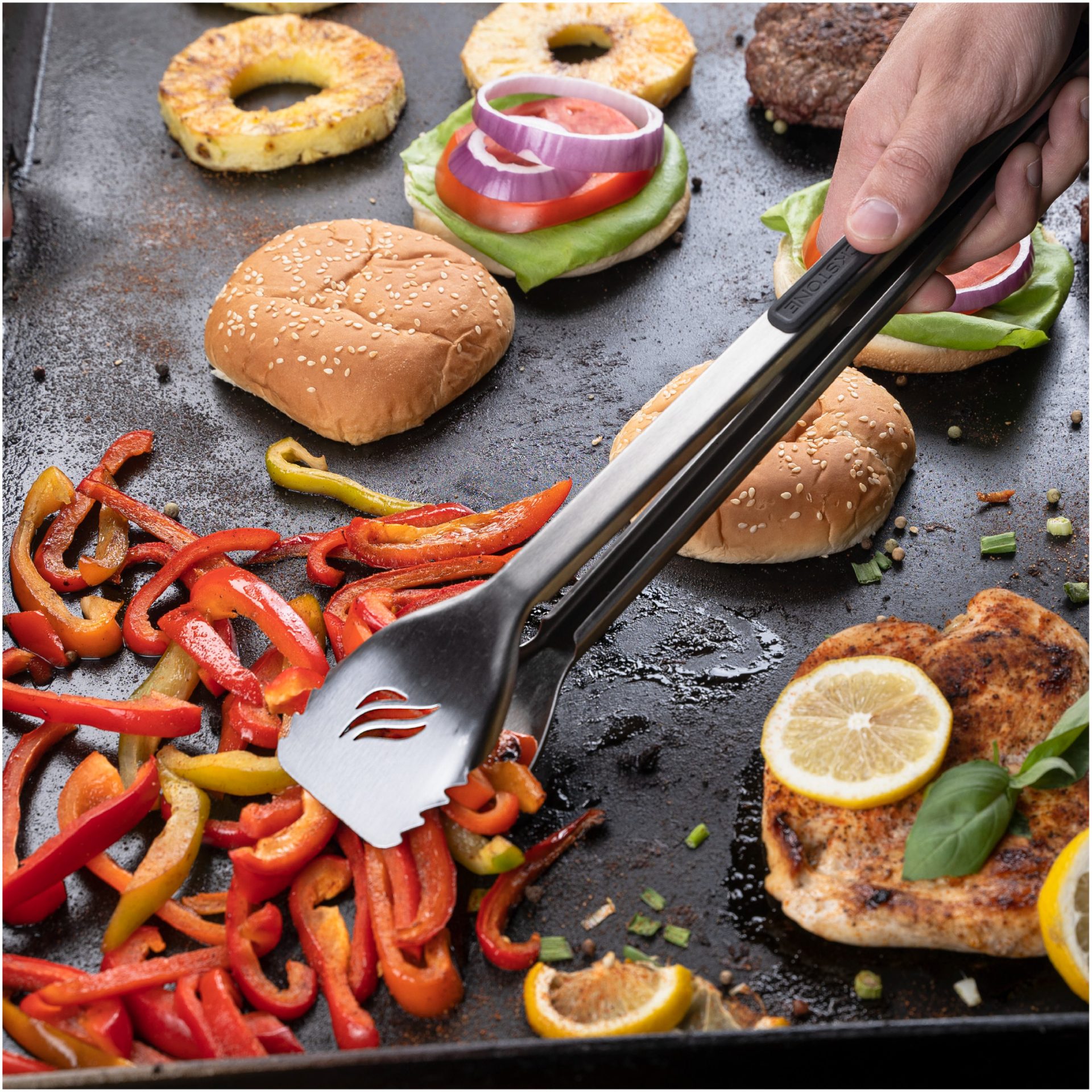 Blackstone Griddle Deluxe Pro Toolkit 6-teilig - Professionelles Grillwerkzeug für Griddle Grillplatten | 5464EU von Blackstone