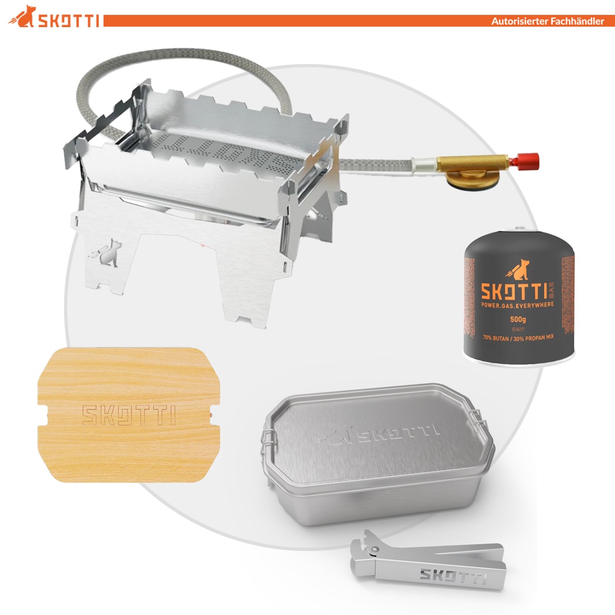 SKOTTI BOOSTER 2.0 + BOKS 1 Liter + PLANK + Gas SKOTTI BOOSTER 2.0 + BOKS 1 Liter + PLANK + Gas