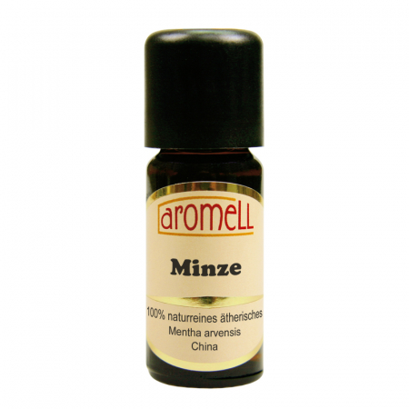 aromell Ätherisches Minzöl 100 % naturrein für Dufthölzer Frisch belebender Raumduft 10ml von aromell