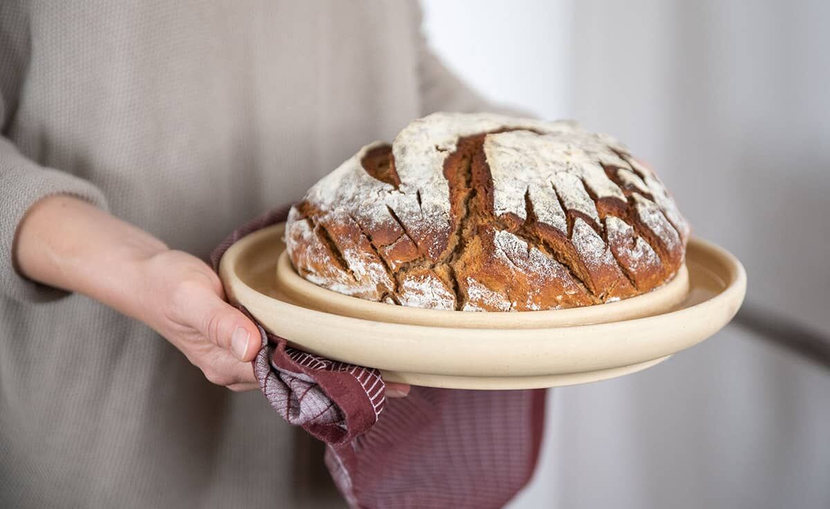 DENK Keramik Bread&Cake | Die patentierte Backplatte | Brotbackplatte | BC von DENK Keramik