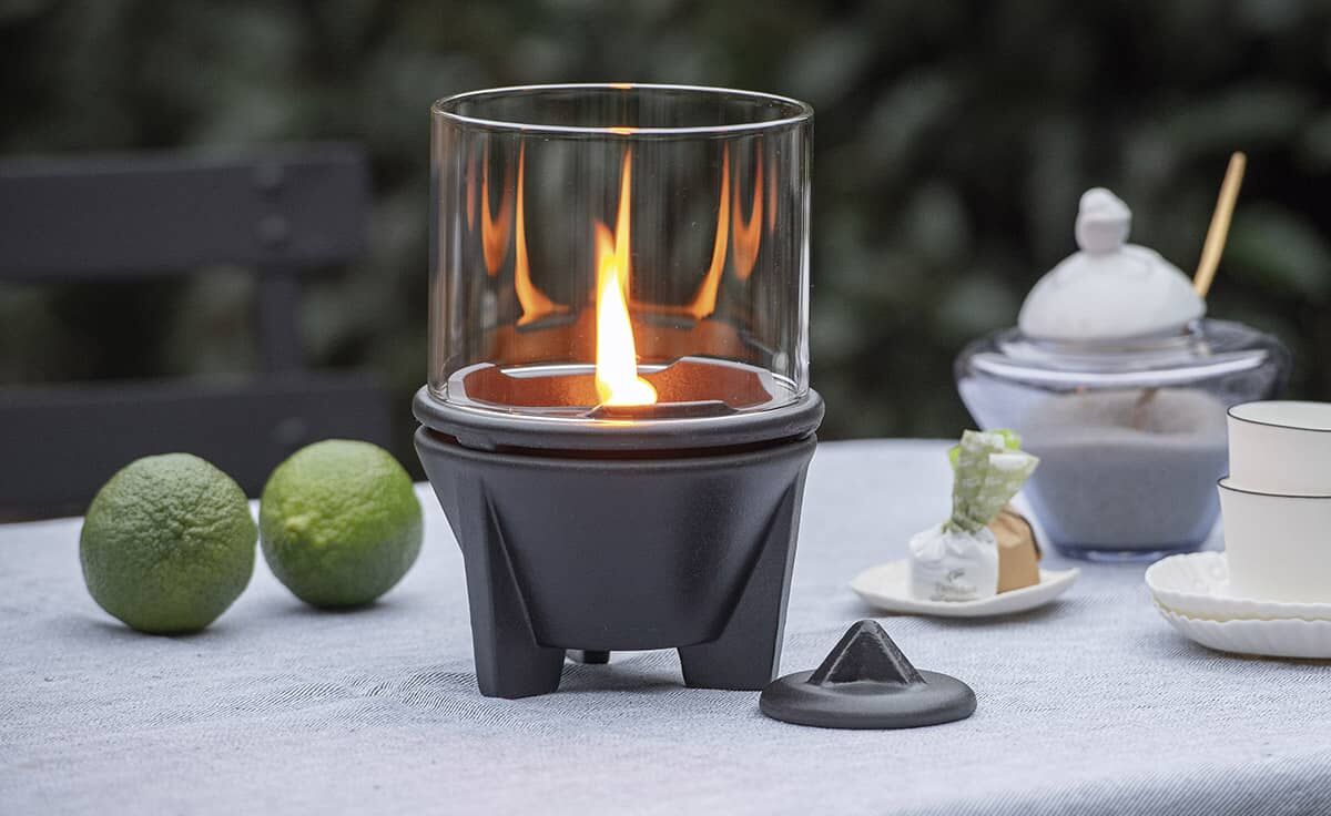 DENK Keramik Windglas-Aufsatz für Schmelzfeuer® Indoor CeraLava® ~ SFCI-WLA von DENK Keramik