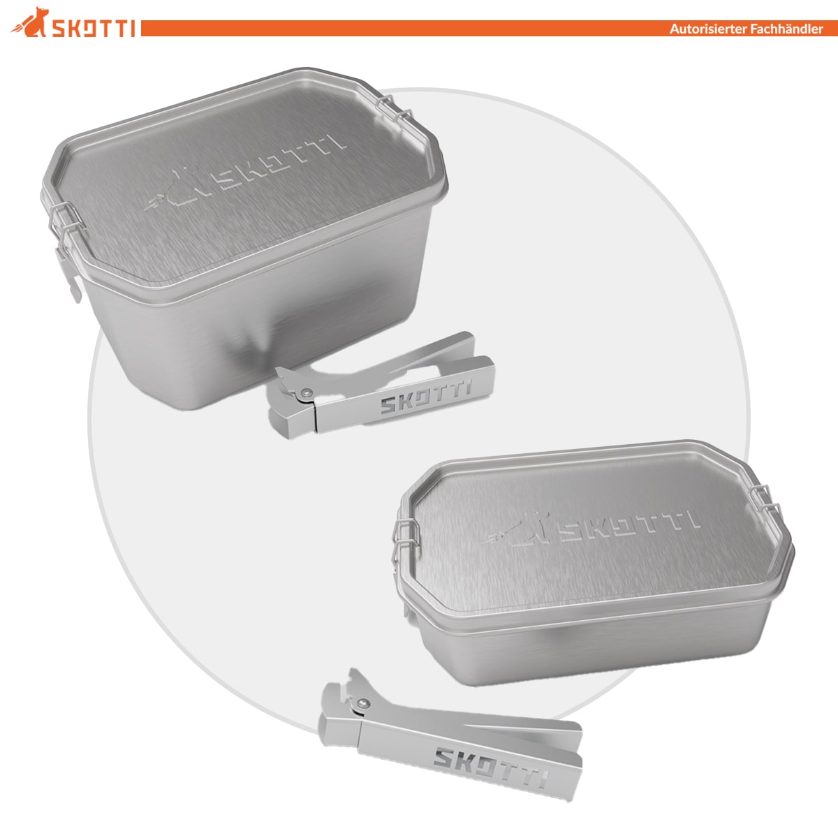 SKOTTI BOKS BUNDLE Edelstahl 1 Liter + 2,5 Liter SKOTTI BOKS BUNDLE Edelstahl 1 Liter + 2,5 Liter