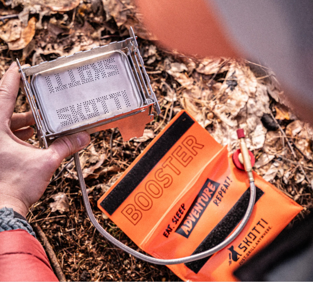 SKOTTI BOOSTER 2.0 der faltbare Gaskocher - Campingkocher nur 1,5 cm hoch von SKOTTI SKOTTI BOOSTER 2.0 der faltbare Gaskocher - Campingkocher nur 1,5 cm hoch von SKOTTI