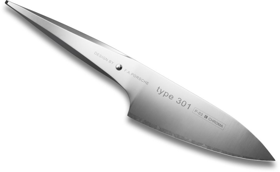 CHROMA Type 301 Universalmesser 15,2 cm P-03 | Präzises Allroundmesser im Design von F.A. Porsche von CHROMA
