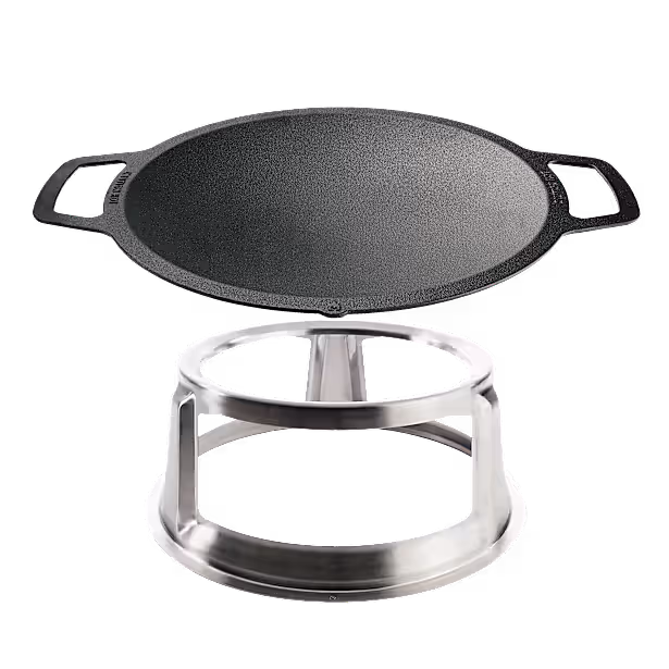 Solo Stove Bonfire Cast Iron Wok Top + Hub