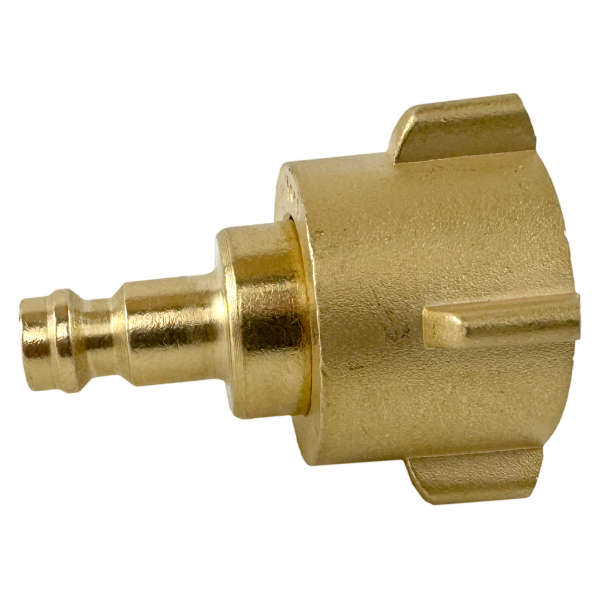 WELDINGER befüllbare Aluminium-Propanflasche Profill 0.5 inkl. Umfüllschlauch, Schnellkupplungen und Haken zum Einhängen von HUW24