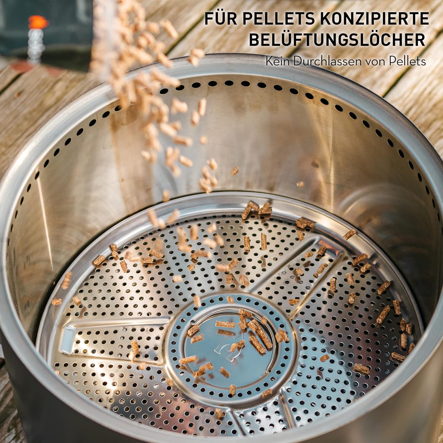 Solo Stove Bonfire-Einsatz für Pellets | Edelstahl von Solo Stove Solo Stove Bonfire-Einsatz für Pellets | Edelstahl von Solo Stove
