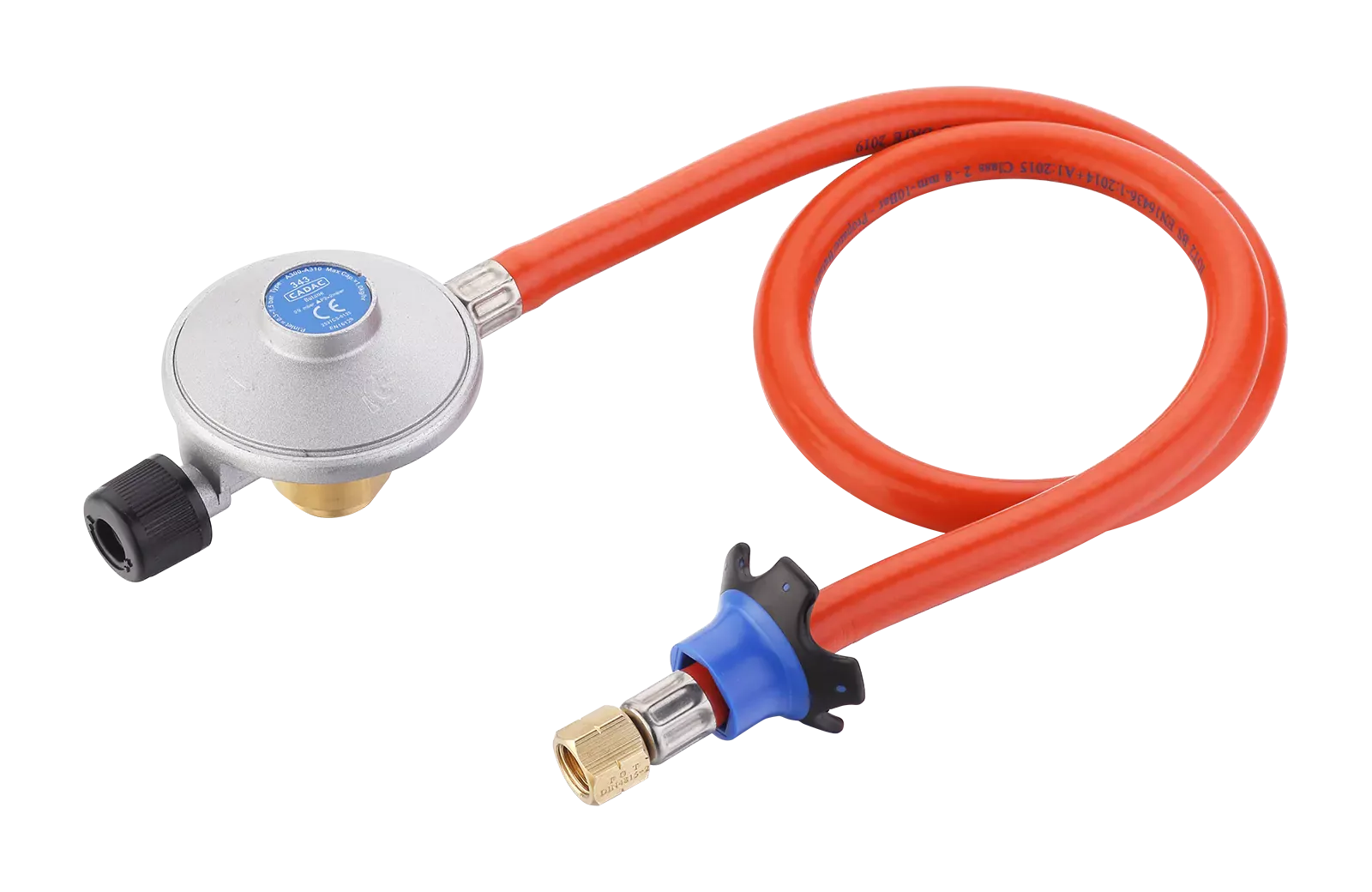 CADAC 30mbar Gewindekartuschenregler | 85cm Schlauch von CADAC CADAC 30mbar Gewindekartuschenregler | 85cm Schlauch von CADAC