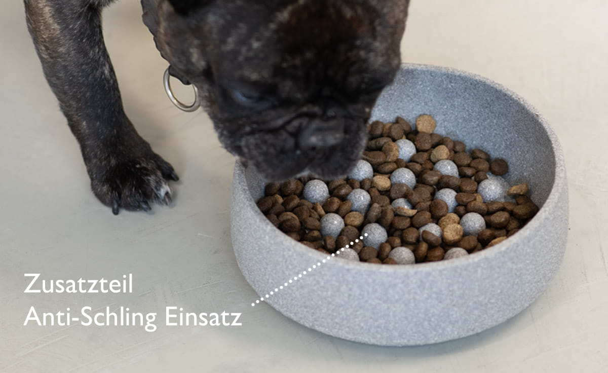 DENK Keramik Hundenapf M Granicium 1,6 Liter für mittelgroße und große Hunde | HMGR1