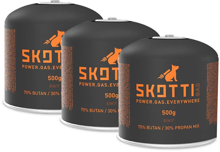 3x SKOTTI Ventilgaskartusche | 500 g von SKOTTI