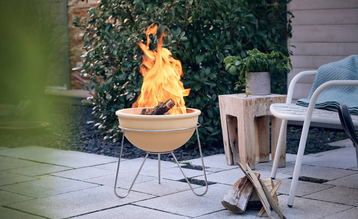 DENK Feuerschale XL aus CeraFlam® - FSXL von DENK Keramik DENK Feuerschale XL aus CeraFlam® - FSXL von DENK Keramik