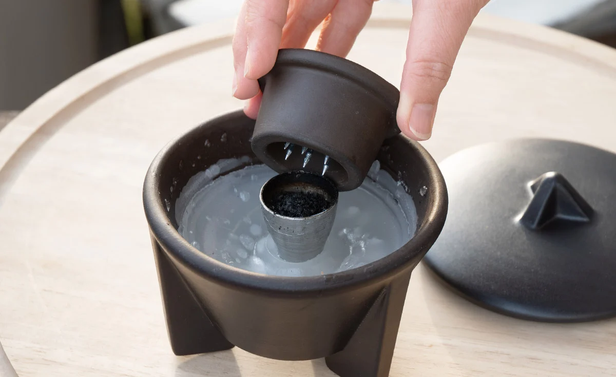 DENK Keramik Dochtentrußer für Schmelzfeuer Indoor ~ DEI von DENK Keramik