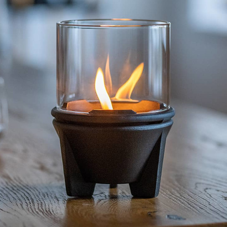 DENK Keramik Schmelzfeuer Indoor CeraLava mit Windglas-Aufsatz ~ SFCI+WLA von DENK Keramik DENK Keramik Schmelzfeuer Indoor CeraLava mit Windglas-Aufsatz ~ SFCI+WLA von DENK Keramik