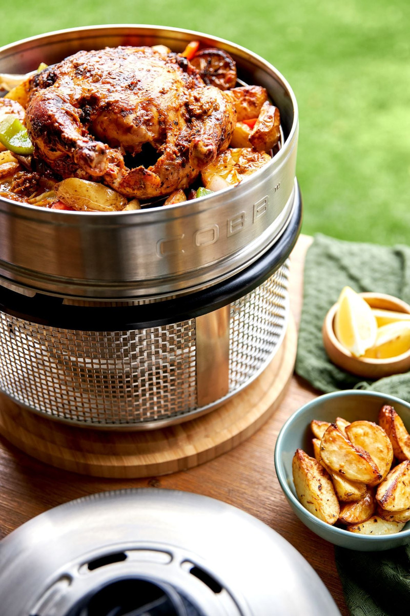 Deckelverlängerung und Windschutz für Cobb Grill EASY TO GO & Premier & Compact & Gas (CO42) von Cobb