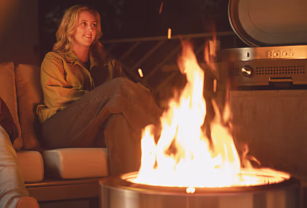 Solo Stove Summit 24" Feuerschale - Premium Feuerstelle mit Quick-Strike Cone™ und raucharmer Verbrennung für 5-7 Personen
