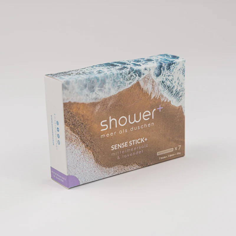 7er Pack Sense Stick+ Salzdusche mit Lavendel - Made in Germany von shower+