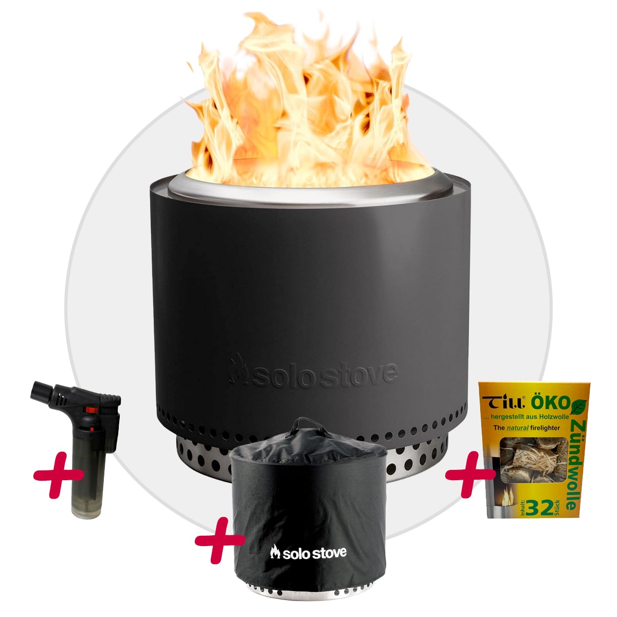 Solo Stove BONFIRE 2.0 + STAND Ash + Schutzabdeckung + Anzünder - AKTION