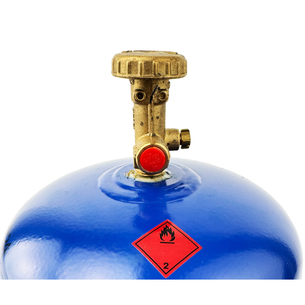 Befüllbare Propanflasche Profill907 2,5kg + Umfüllschlauch + Adapter für z.B. VW California von HUW24