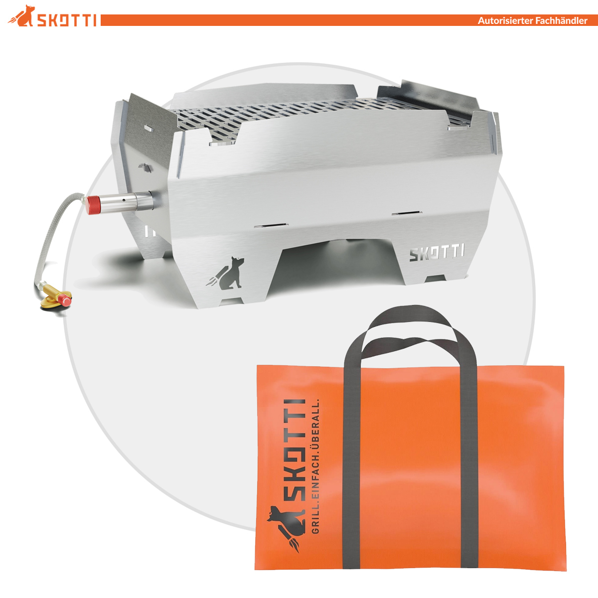 SKOTTI Grill 2.0 aus Edelstahl - Der ideale Grill für jedes Abenteuer SKOTTI Grill 2.0 aus Edelstahl - Der ideale Grill für jedes Abenteuer