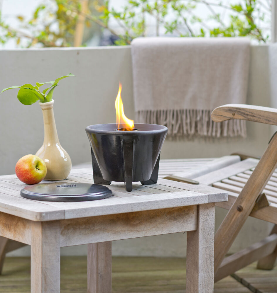 Schmelzfeuer Outdoor CeraLava - Die windsichere Gartenfackel aus CeraLava - SFC von DENK Keramik