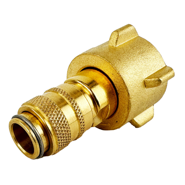 Schnellkupplung NW5 auf Propanflaschengewinde von HUW24