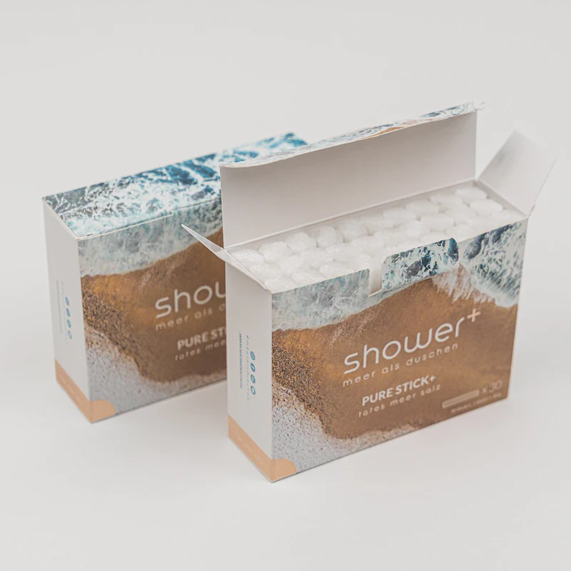 30er Pack Pure Stick+ Salzdusche mit Totes Meer Salz - Made in Germany von shower+