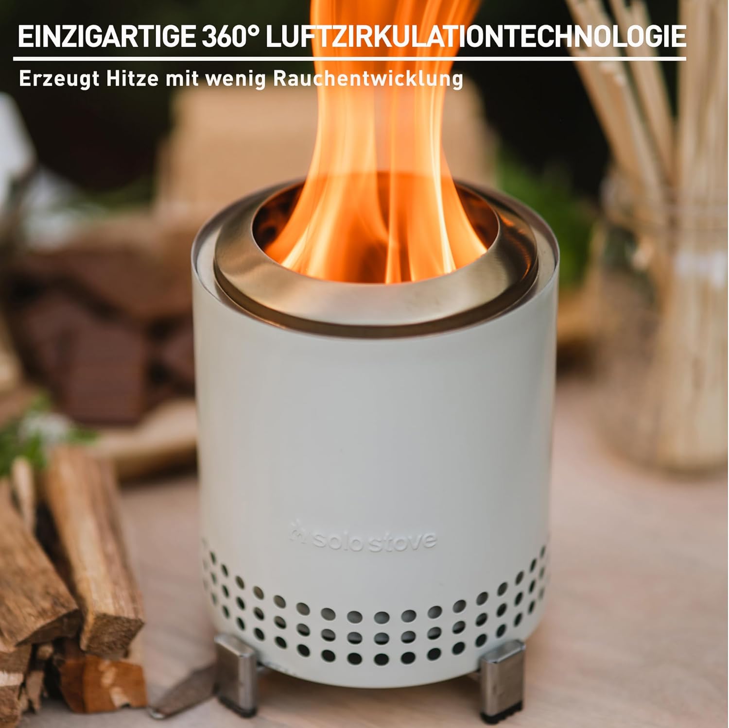 Solo Stove Mesa Tischfeuer Ø 13cm | Tischkamin Outdoor Ash / Anthrazit von Solo Stove Solo Stove Mesa Tischfeuer Ø 13cm | Tischkamin Outdoor Ash / Anthrazit von Solo Stove