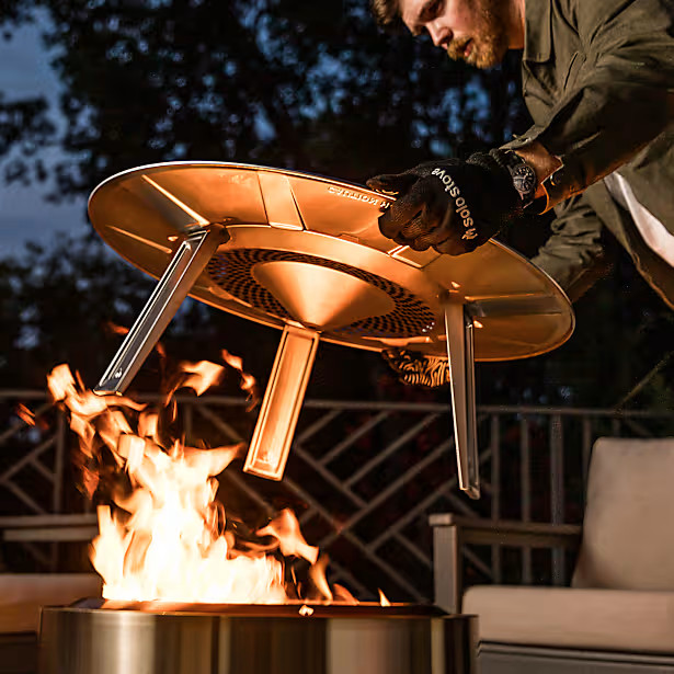 Solo Stove Summit 24 Heat Deflector - Effiziente Wärmeverteilung für noch mehr Komfort am Lagerfeuer von Solo Stove