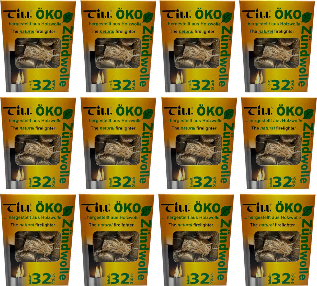 12x Till Öko Zündwolle | Grillanzünder | Ofennzünder | Kaminanzünder | 384 Anzünder von Till 12x Till Öko Zündwolle | Grillanzünder | Ofennzünder | Kaminanzünder | 384 Anzünder von Till