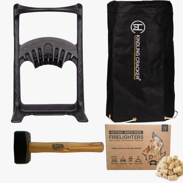 Holzspalter Kindling Cracker King Premium-Set bis 23 cm Durchmesser