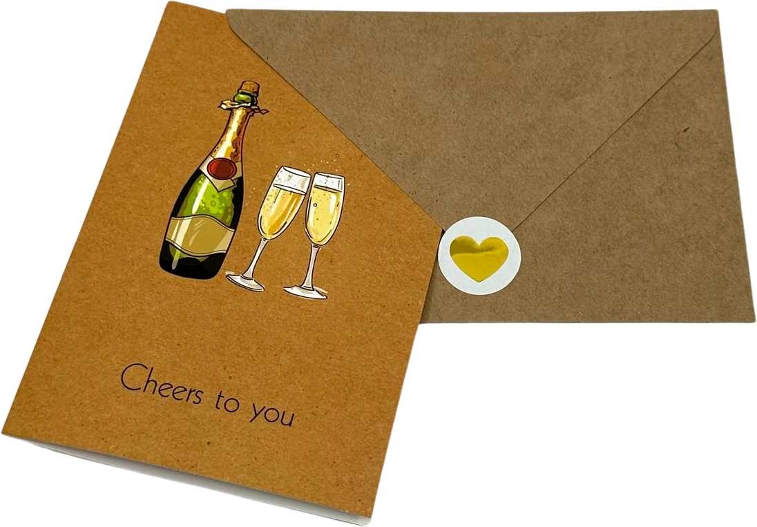 Grußkarte 6 - Cheers to you von Grußkarte Grußkarte 6 - Cheers to you von Grußkarte