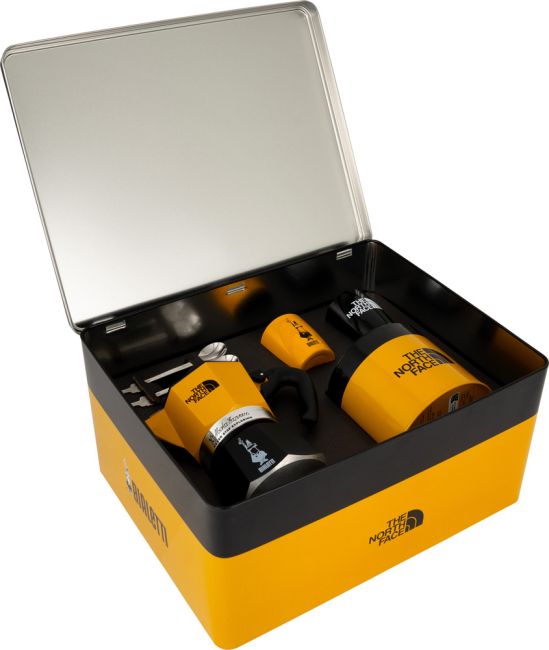 Bialetti The North Face Bialetti Kaffee-Set - Perfekt für Camping & Reisen 7-teilig