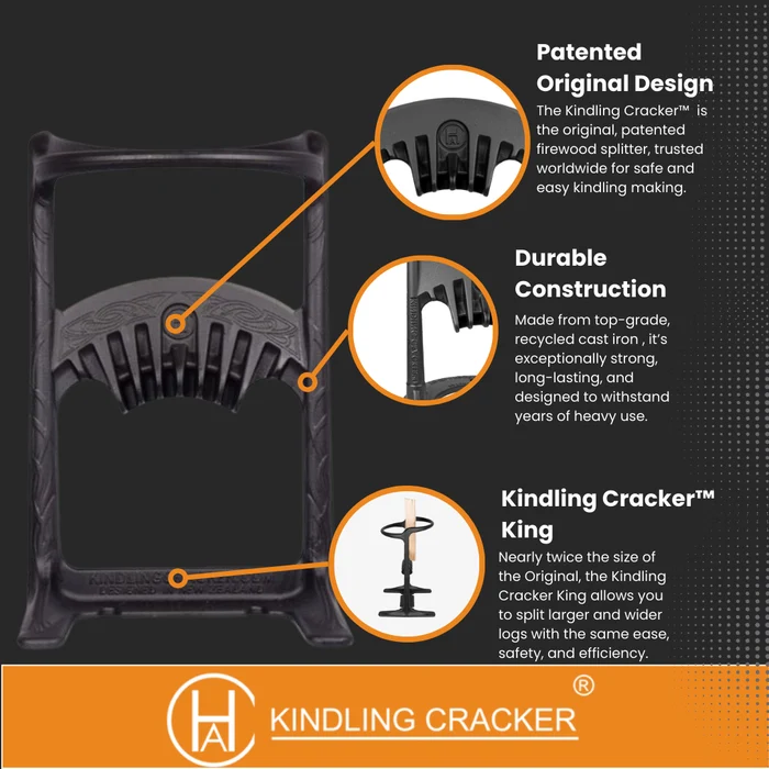 Holzspalter Kindling Cracker King Premium-Set bis 23 cm Durchmesser