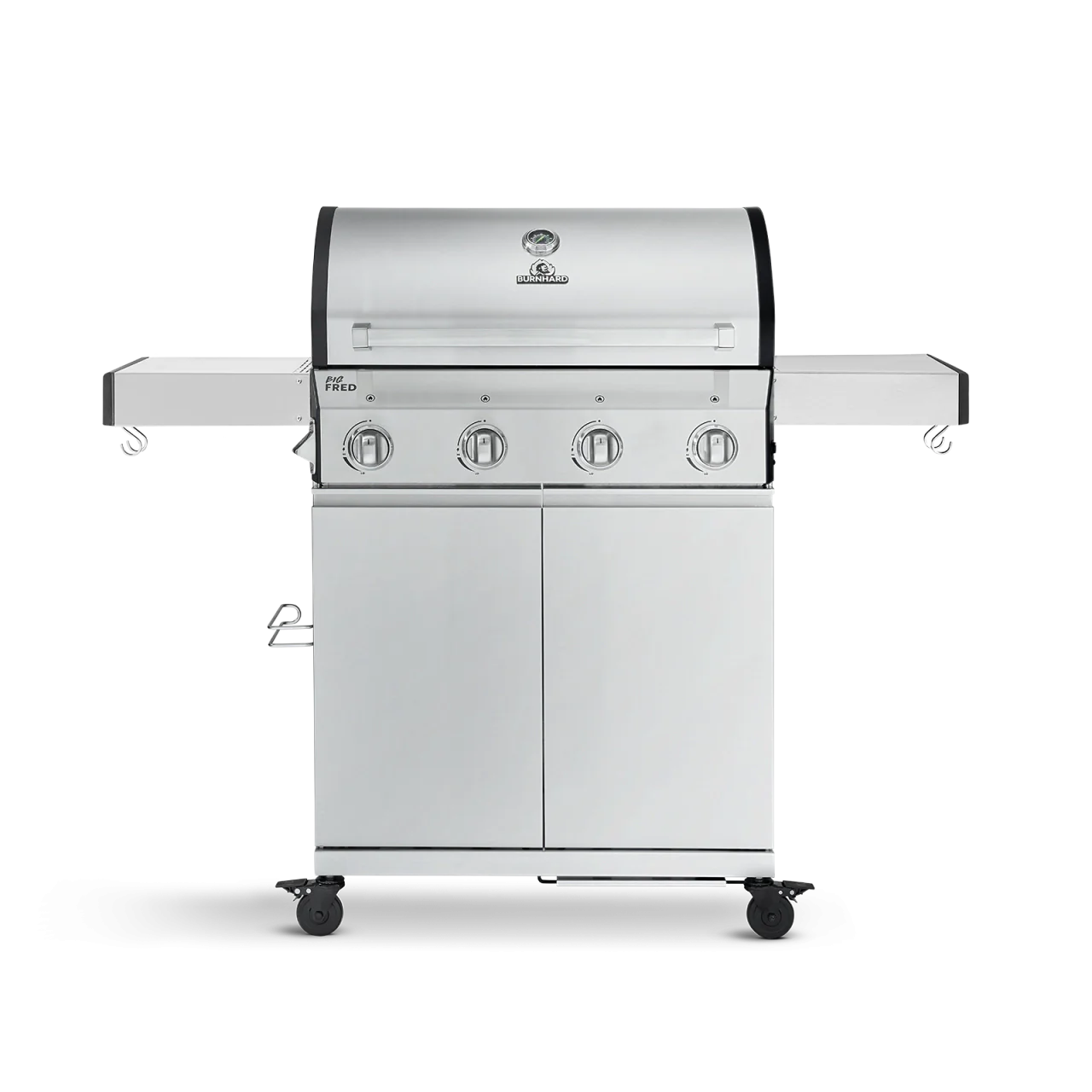 BURNHARD Big FRED Basic Gasgrill 4-Brenner in der Farbe Edelstahl mit Edelstahlrost BURNHARD Big FRED Basic Gasgrill 4-Brenner in der Farbe Edelstahl mit Edelstahlrost