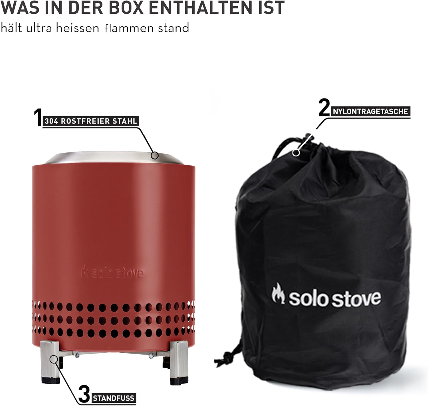 Solo Stove Mesa Tischfeuer Ø 13cm | Tischkamin Outdoor Mulberry von Solo Stove Solo Stove Mesa Tischfeuer Ø 13cm | Tischkamin Outdoor Mulberry von Solo Stove