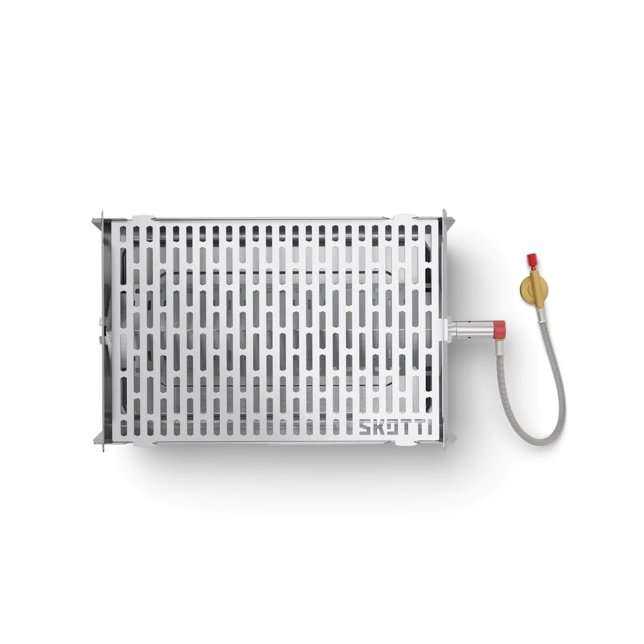 2te Wahl SKOTTI Grill 2.0 aus Edelstahl + Gasschlauch mit Regulator von SKOTTI 2te Wahl SKOTTI Grill 2.0 aus Edelstahl + Gasschlauch mit Regulator von SKOTTI
