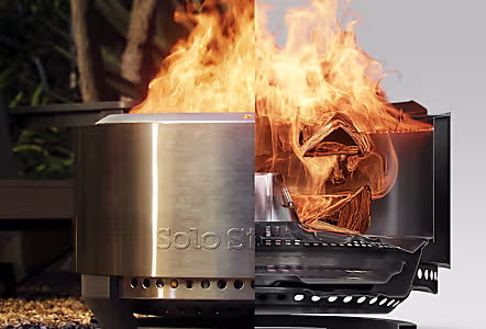 Solo Stove Summit 24" Feuerschale - Premium Feuerstelle mit Quick-Strike Cone™ und raucharmer Verbrennung für 5-7 Personen